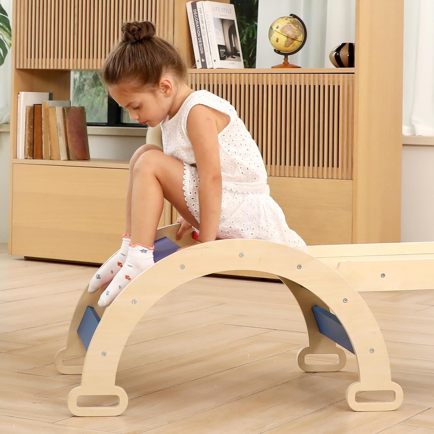 Montessori Climbing Arch and Rocker Bed