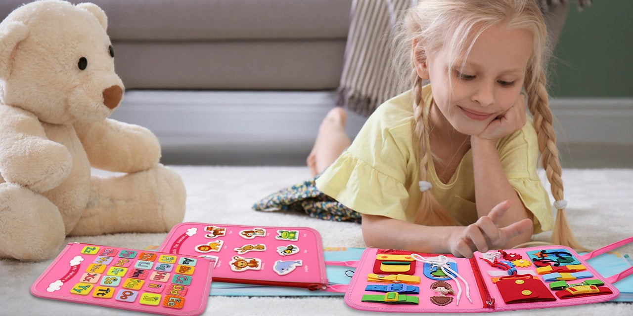 Montessori Busy Board - Upgraded Edition