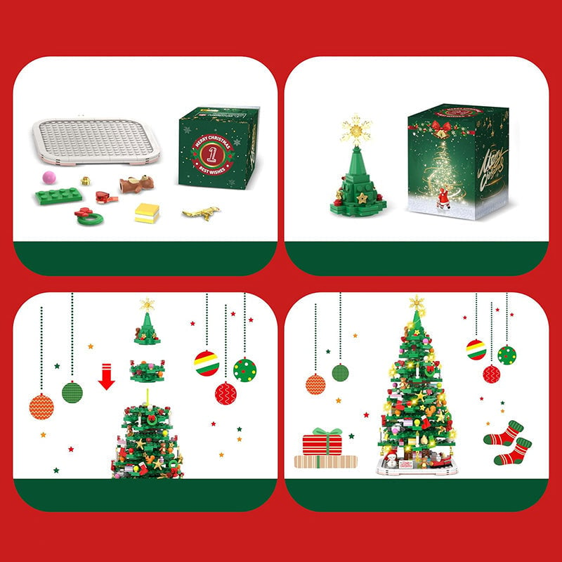 2024 Christmas Tree Building Toy Set