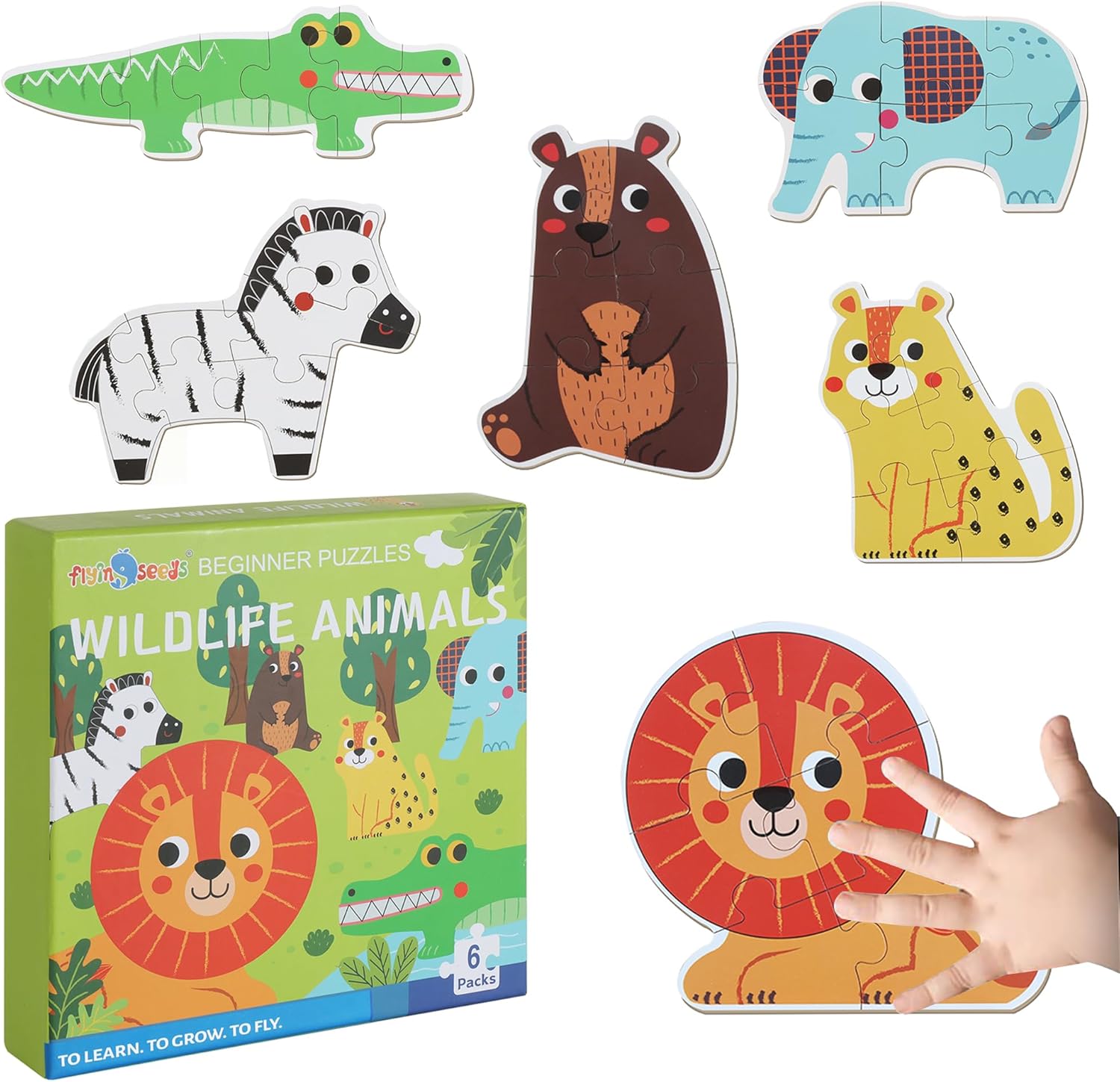 Wooden Jigsaw Puzzles for Toddlers