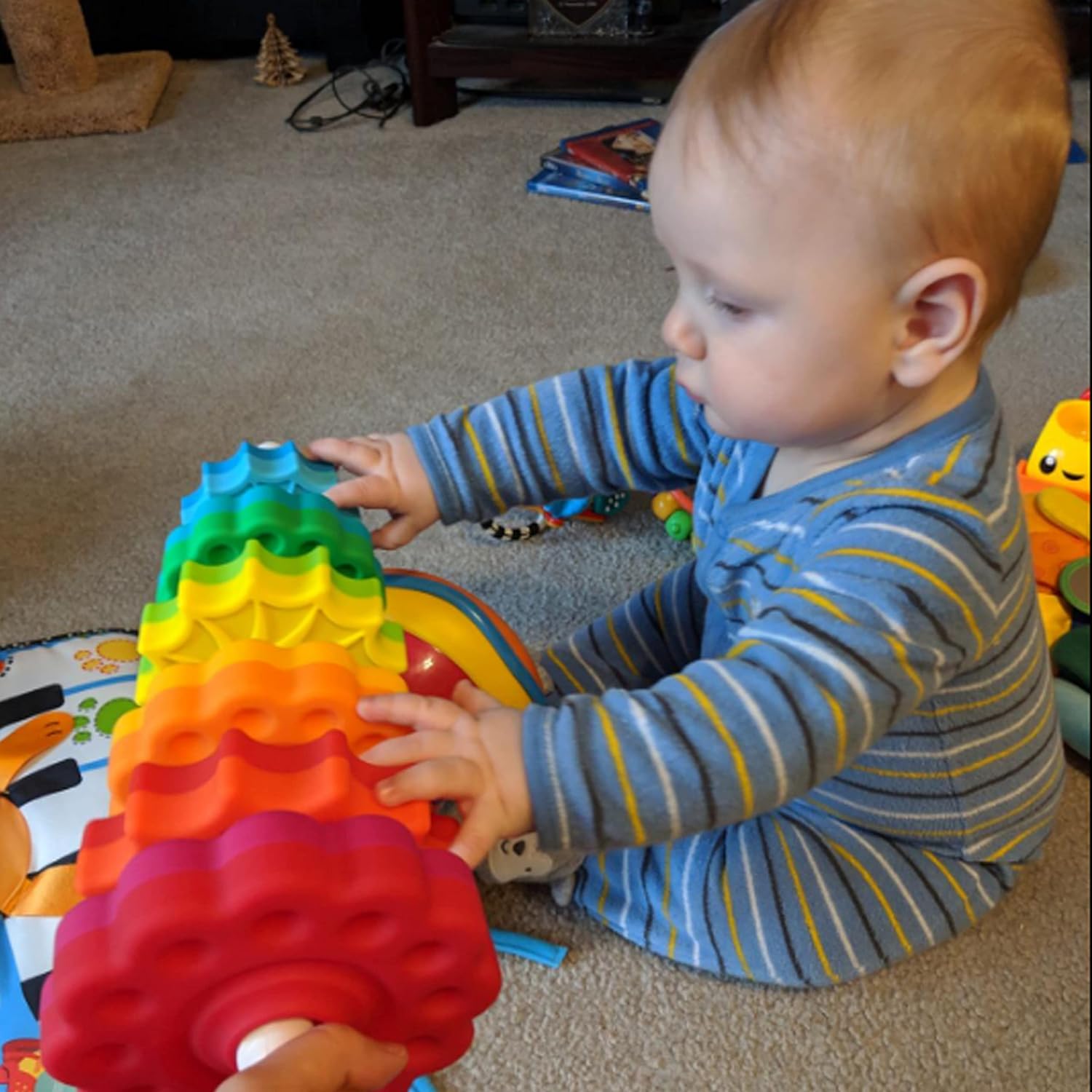 Rainbow Stacking Tower