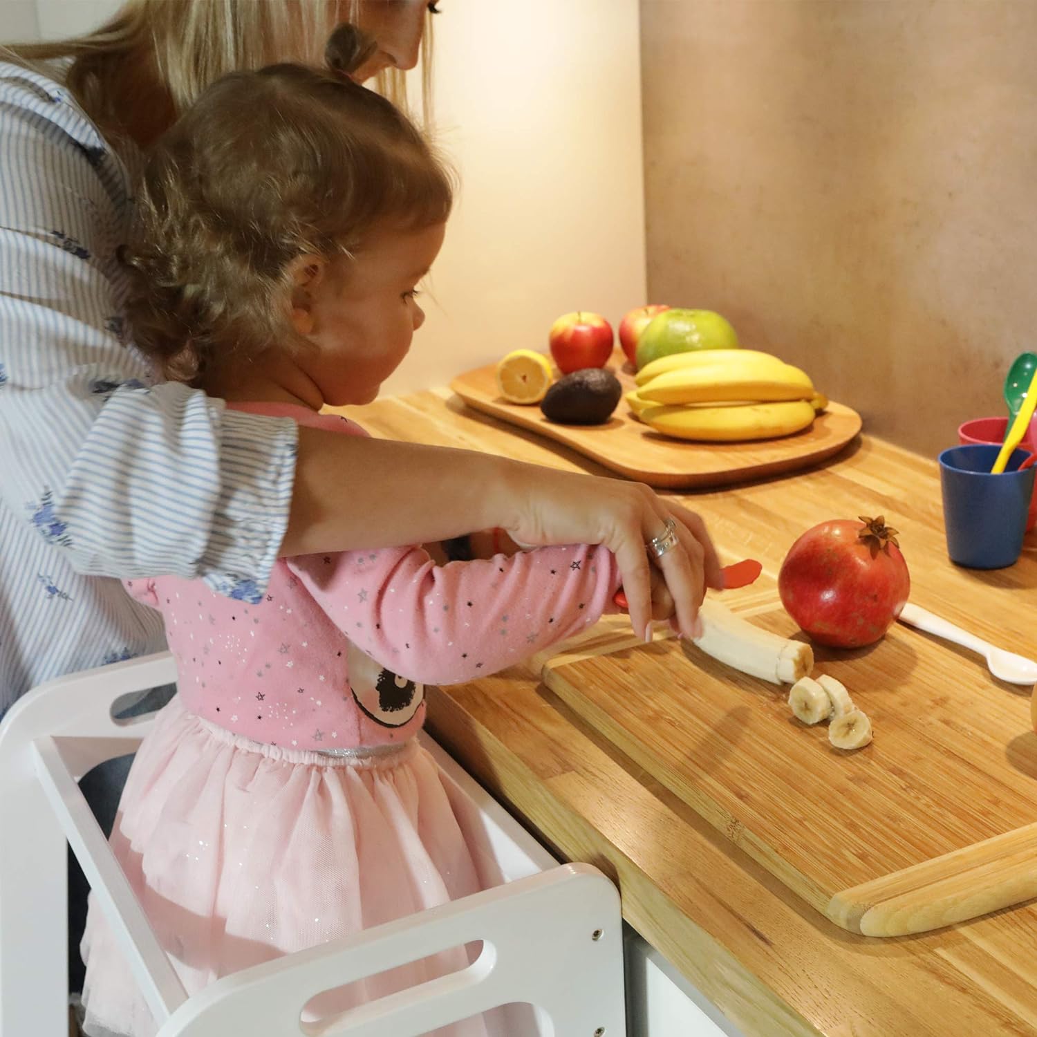 Montessori Table & Chair All-In-One