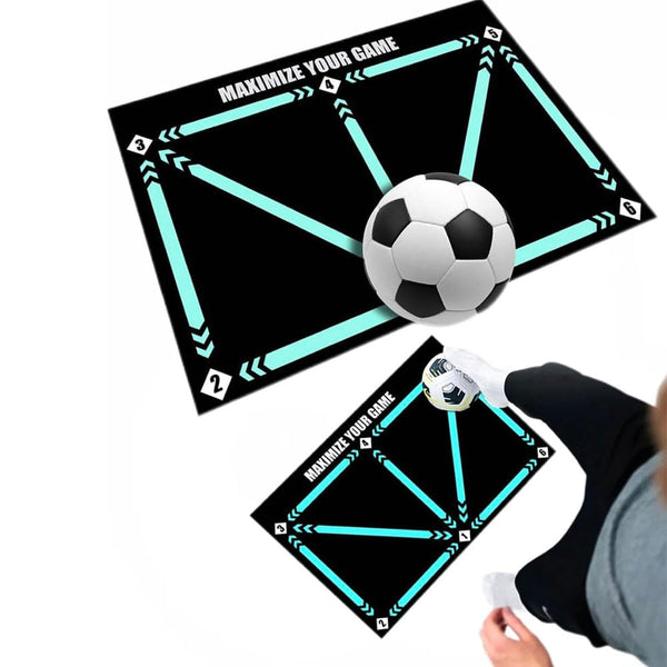 A child's best friend - Football training mat for all levels Non-slip and quiet