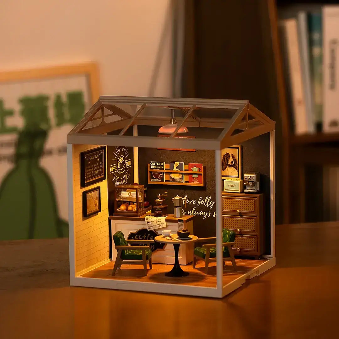 Daily Inspiration Cafe DIY Plastic Miniature House | Miniacraft