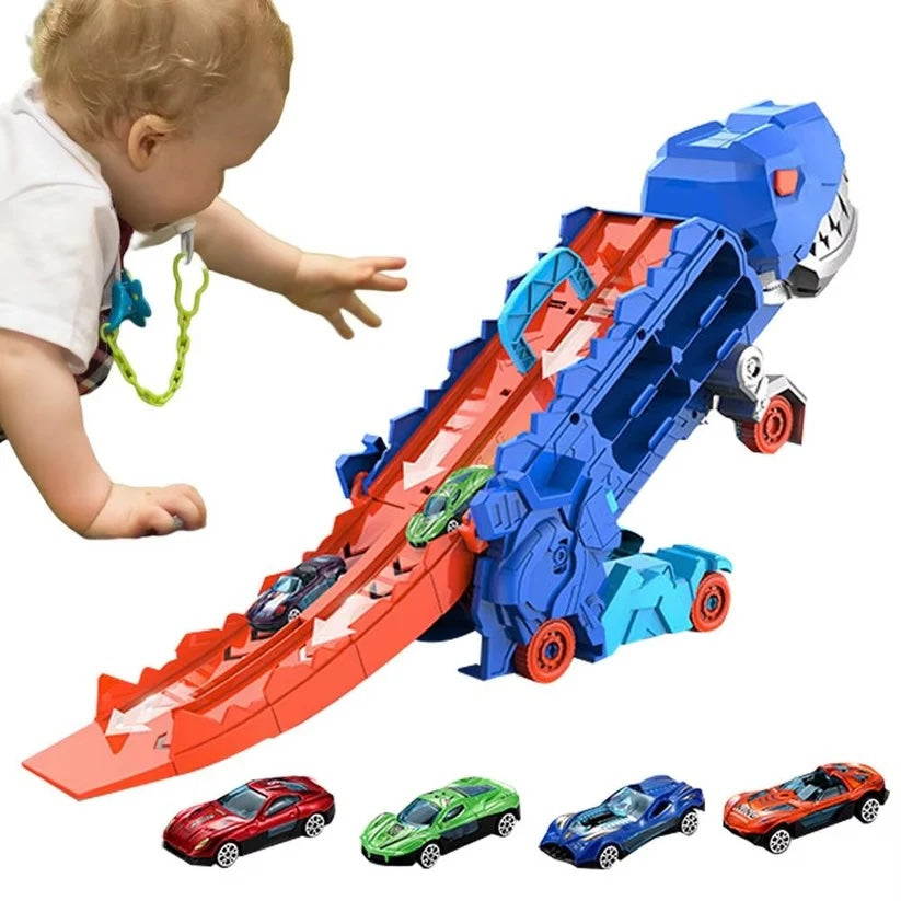 Transport Dinosaur Truck with Foldable Sliding