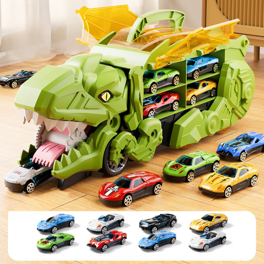 Transport Dinosaur Truck with Foldable Sliding