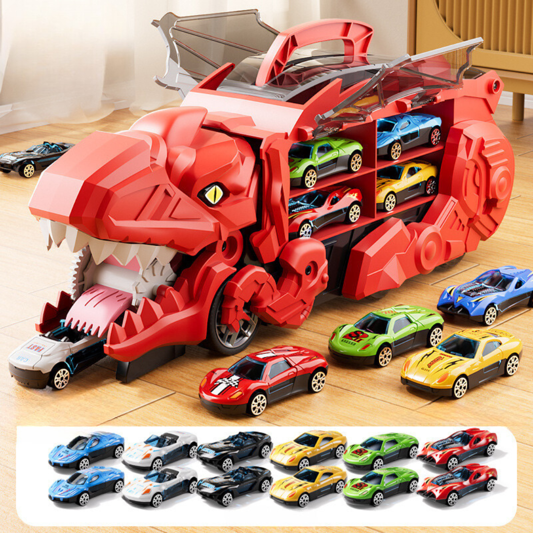 Transport Dinosaur Truck with Foldable Sliding