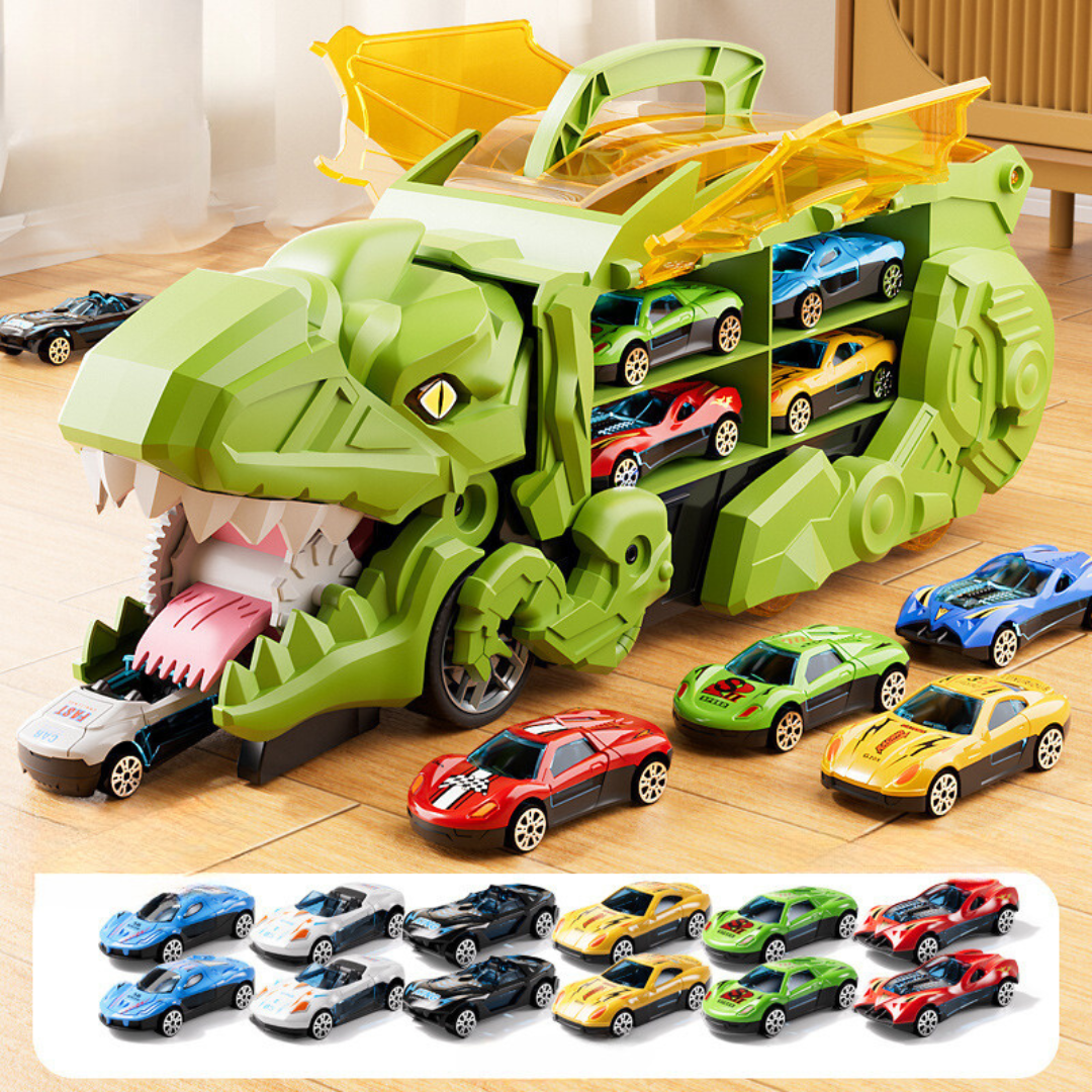 Transport Dinosaur Truck with Foldable Sliding