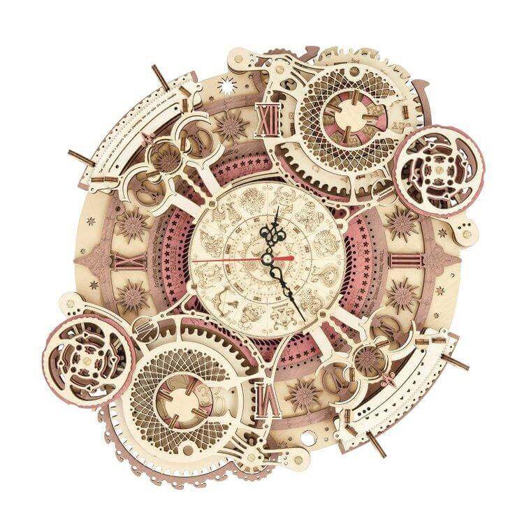 Zodiac Mechanical Wall Clock | Miniacraft