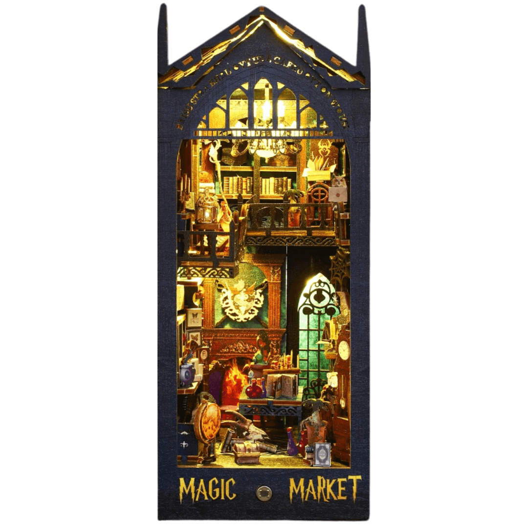 Magic Market Book Nook | Miniacraft (Music Box)