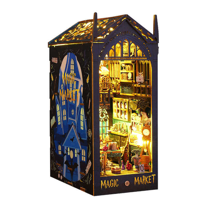 Magic Market Book Nook | Miniacraft (Music Box)