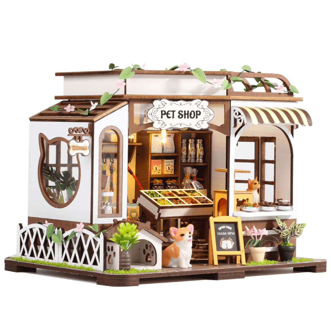 Pet Shop DIY Miniature House | Miniacraft