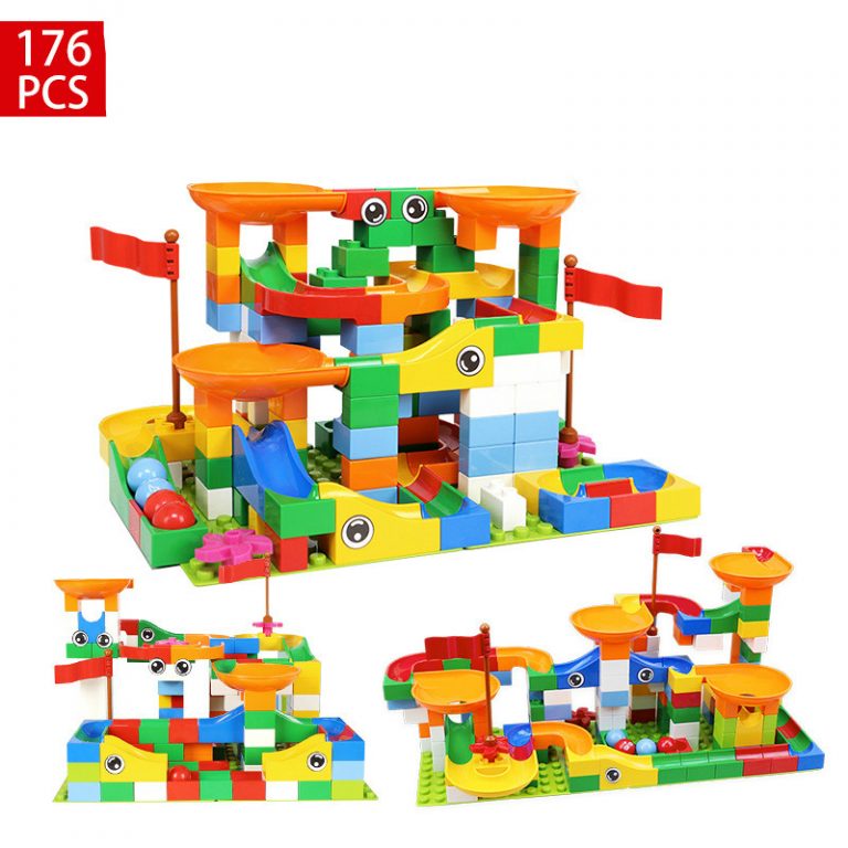 Marble Run Track Building Blocks Kit