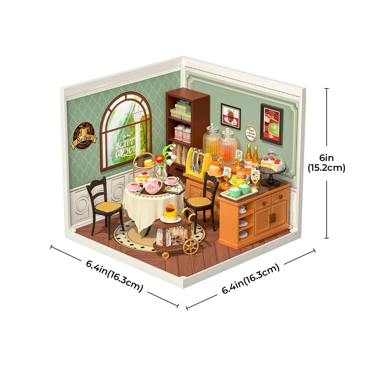 Magna Plastic Miniature House - Sweet Sips Tea DW011