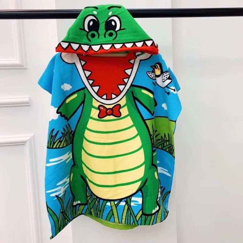 Dinosaur Hooded Beach Towel