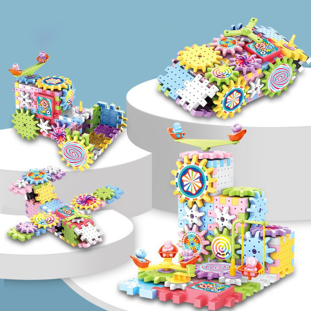 Rotating Montessori Building Blocks Toy