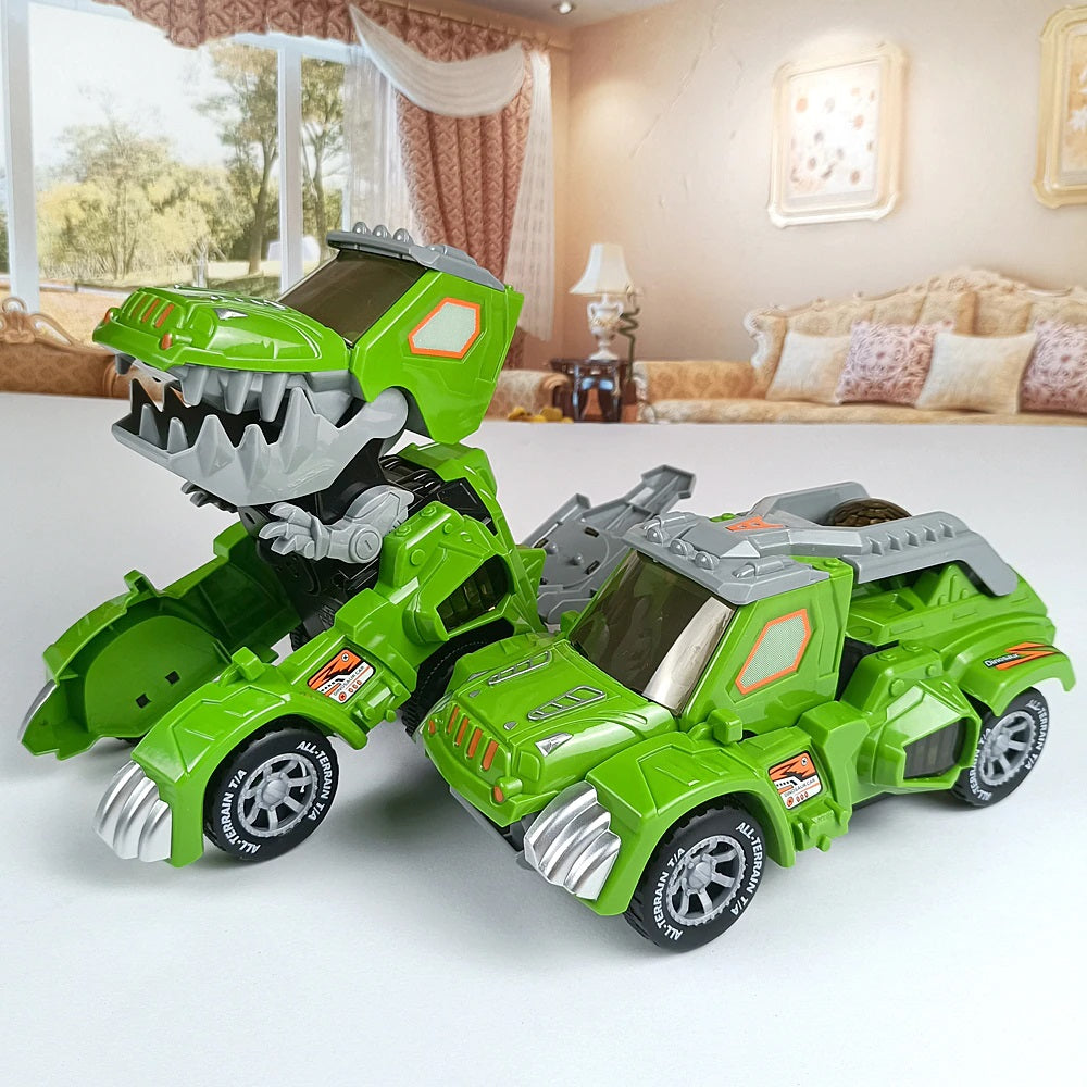 LED DINOSAUR TRANSFORMATION CAR TOY