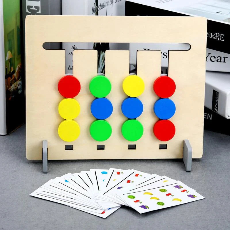 Wooden Montessori Sorting Puzzle - Develop Logical Thinking for Kids