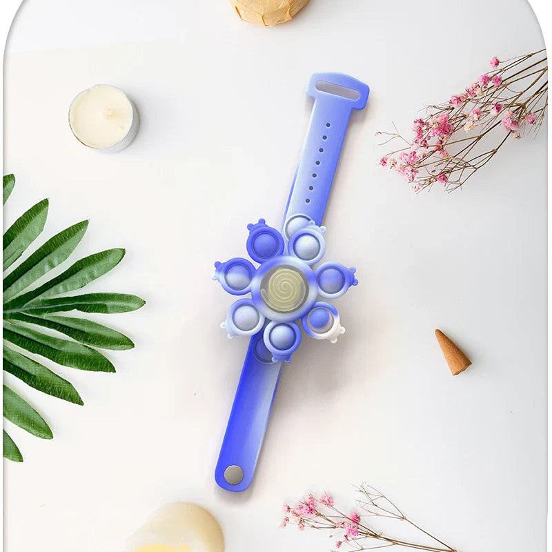 Fidget Spinner Bracelet - Wearable Stress Reliever for Kids