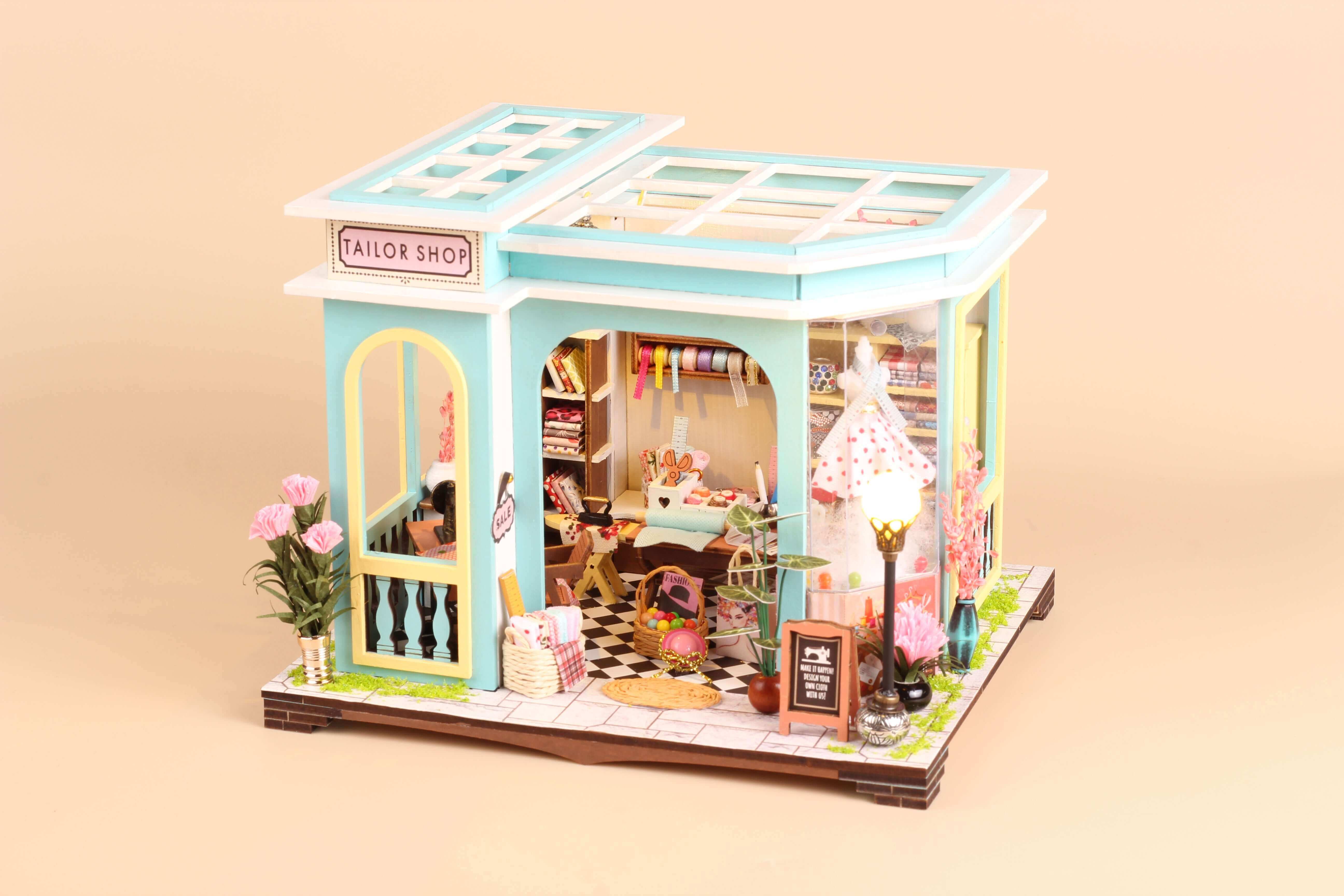 Tailor Shop DIY Miniature House | Miniacraft