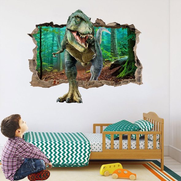 3D Jurassic Park World Dinosaur Wall Sticker Decal