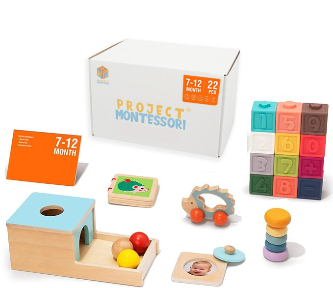 Early Learning Toy Bundle: 6 in 1 Box Educational Montessori Play Set