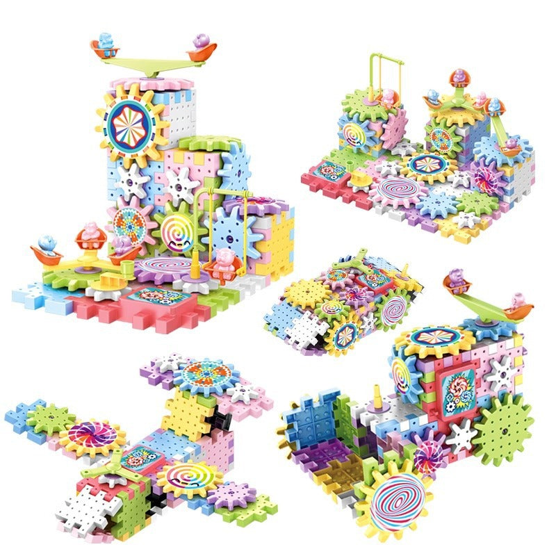 Rotating Montessori Building Blocks Toy