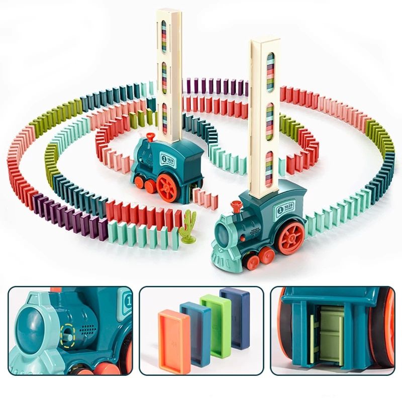 Montessori Domino Train™- Train Create Domino