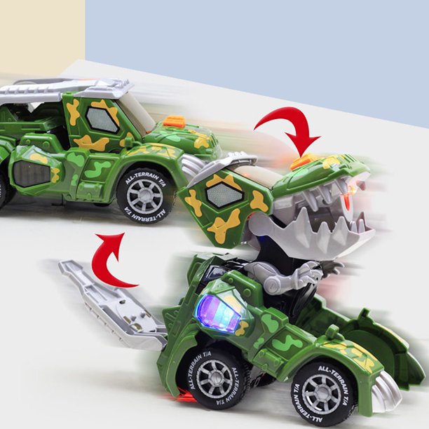 Transforming Dinosaur LED Camo Spray SUV Car