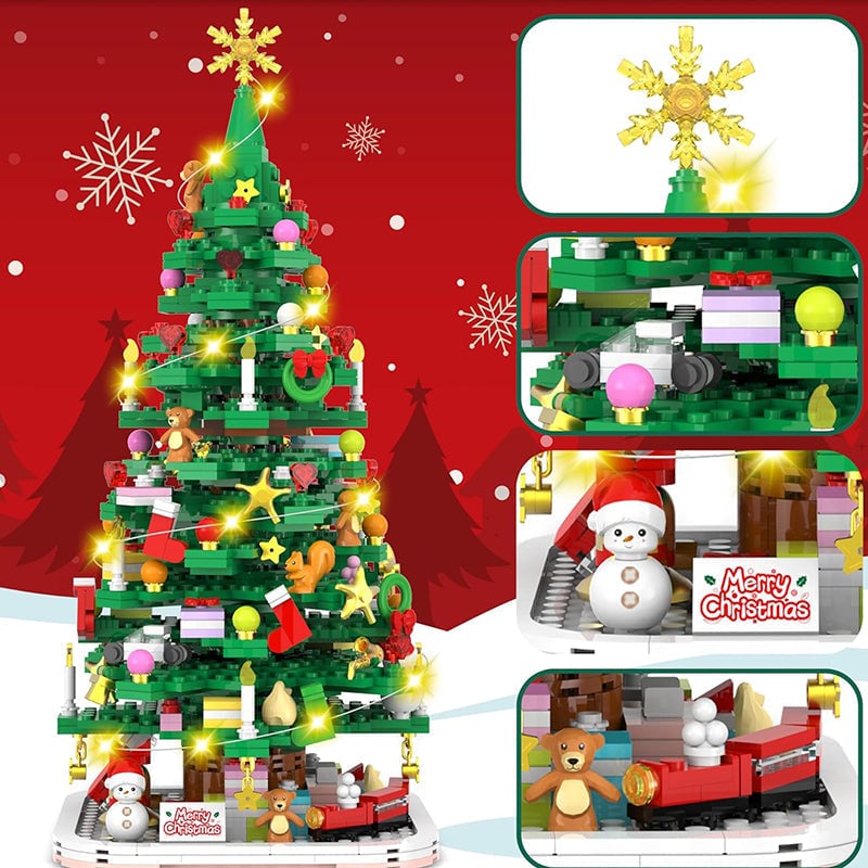 2024 Christmas Tree Building Toy Set