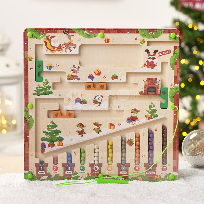 Montessori Christmas Maze