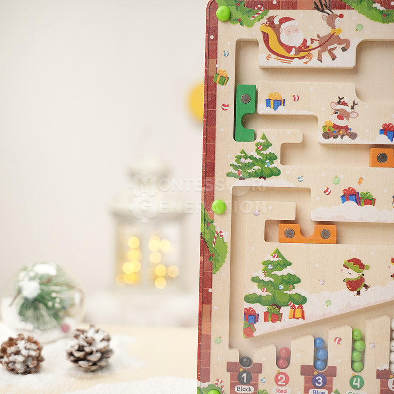 Montessori Christmas Maze