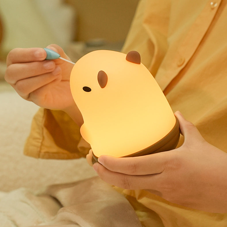 Snotty Capybara LED Night Light - Perfect Gift for Kids and Girls