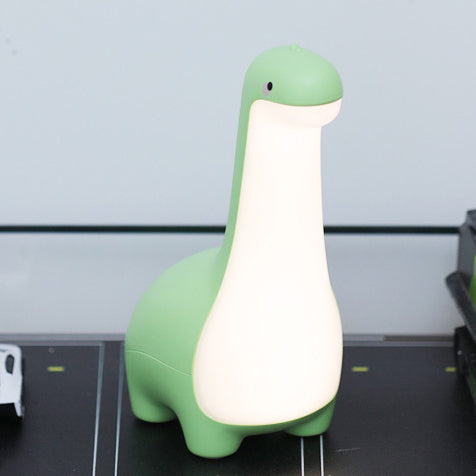 Squishy Silicone Dinosaur LED Night Light - Perfect Gift for Kids and Girls