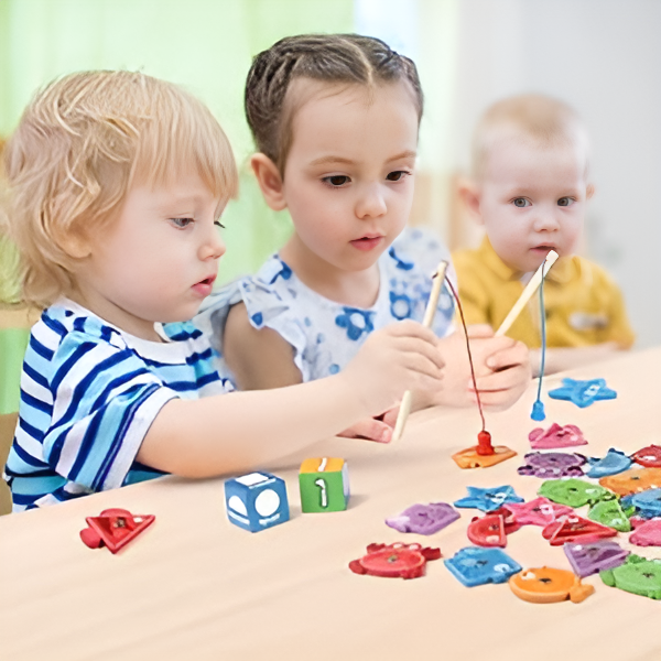 Montessori Catch and Match Fishes