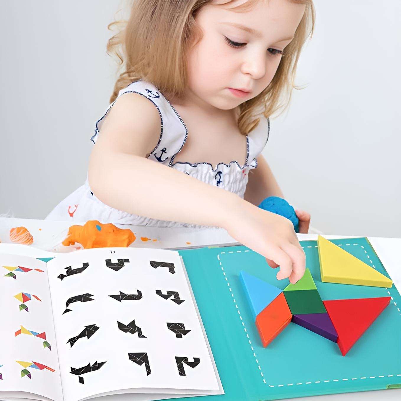 Montessori 3D Tangram Magnetic Puzzle