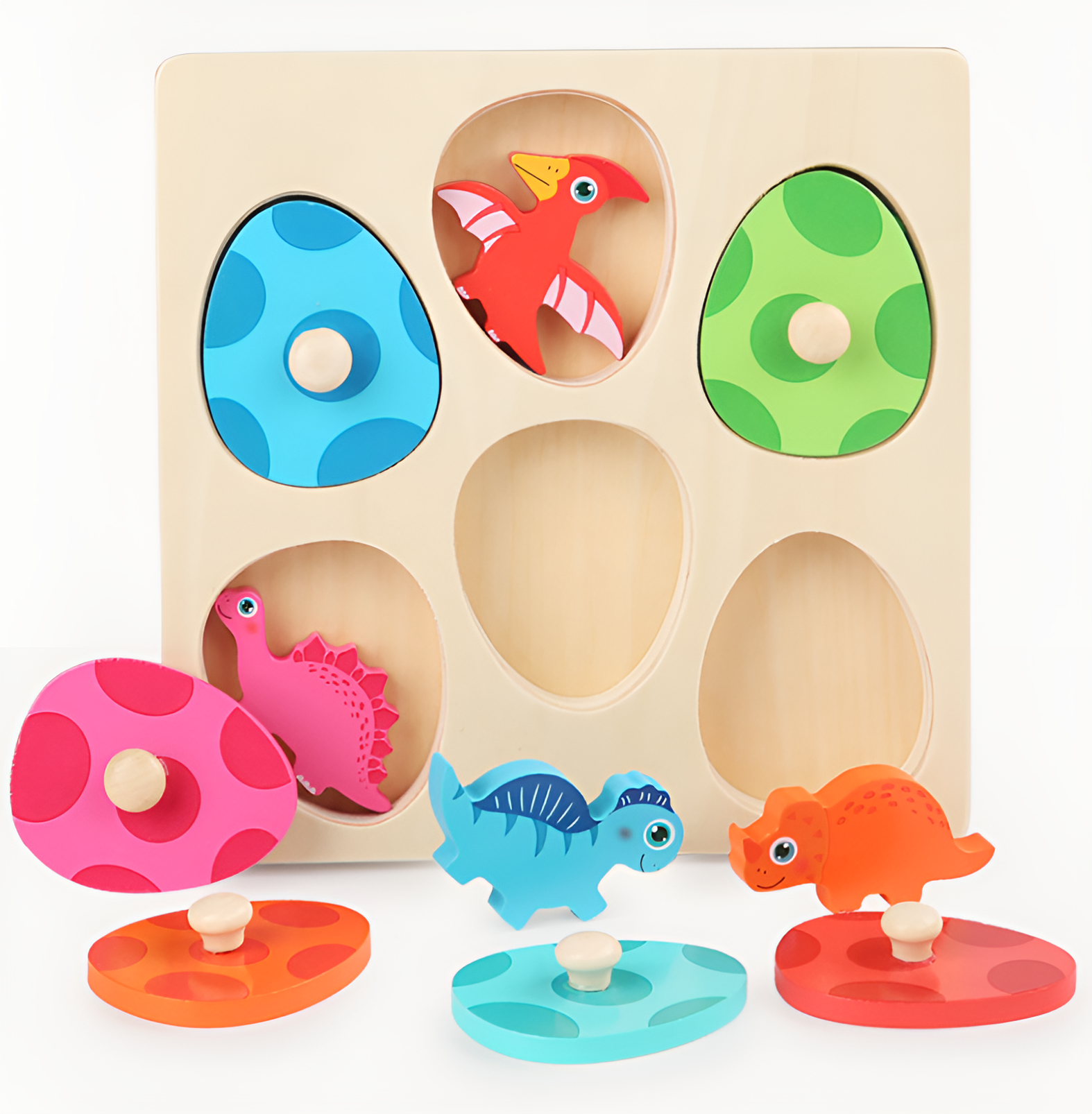 Montessori Egg Match Dino Puzzle