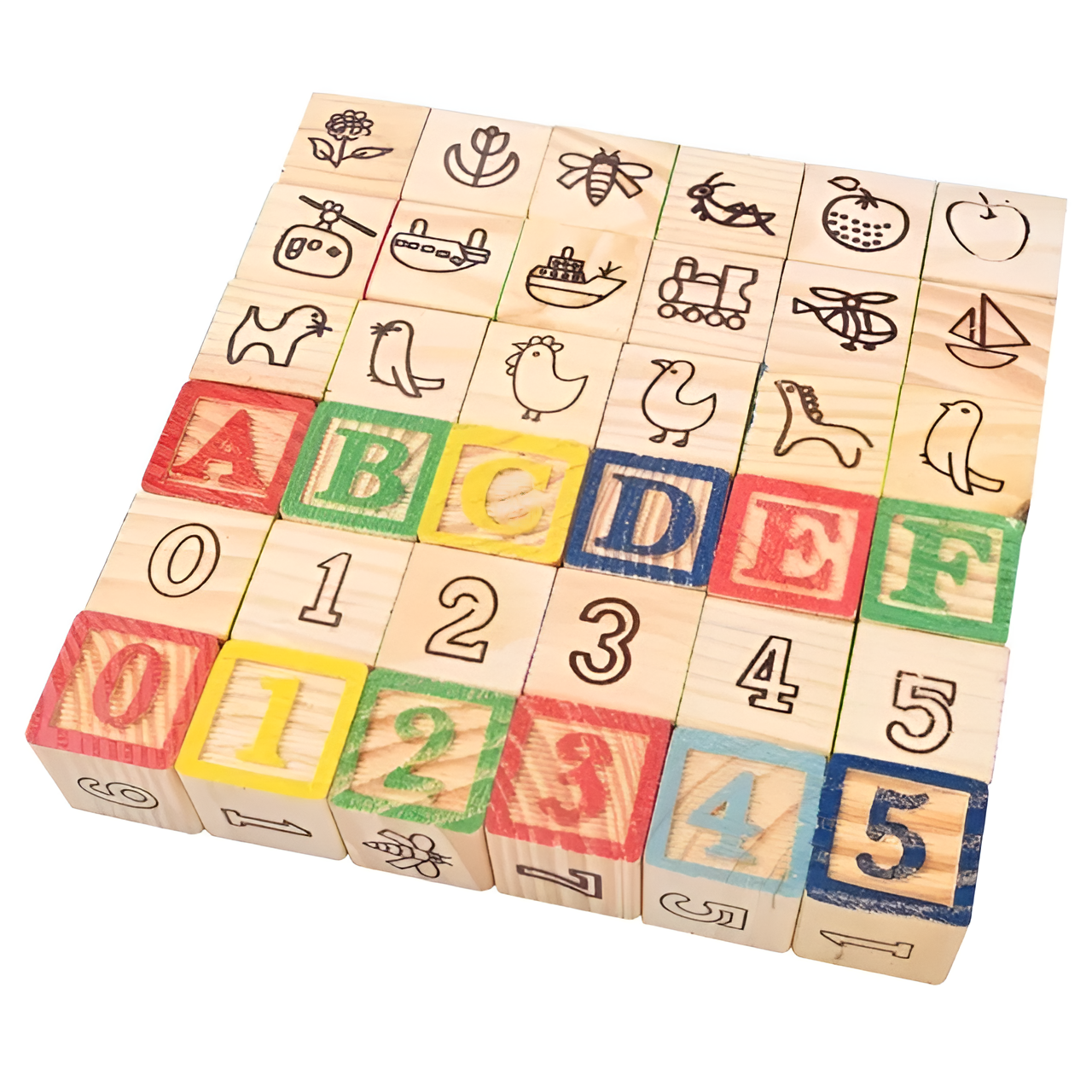 Best Seller: Montessori Wooden ABC Building Blocks