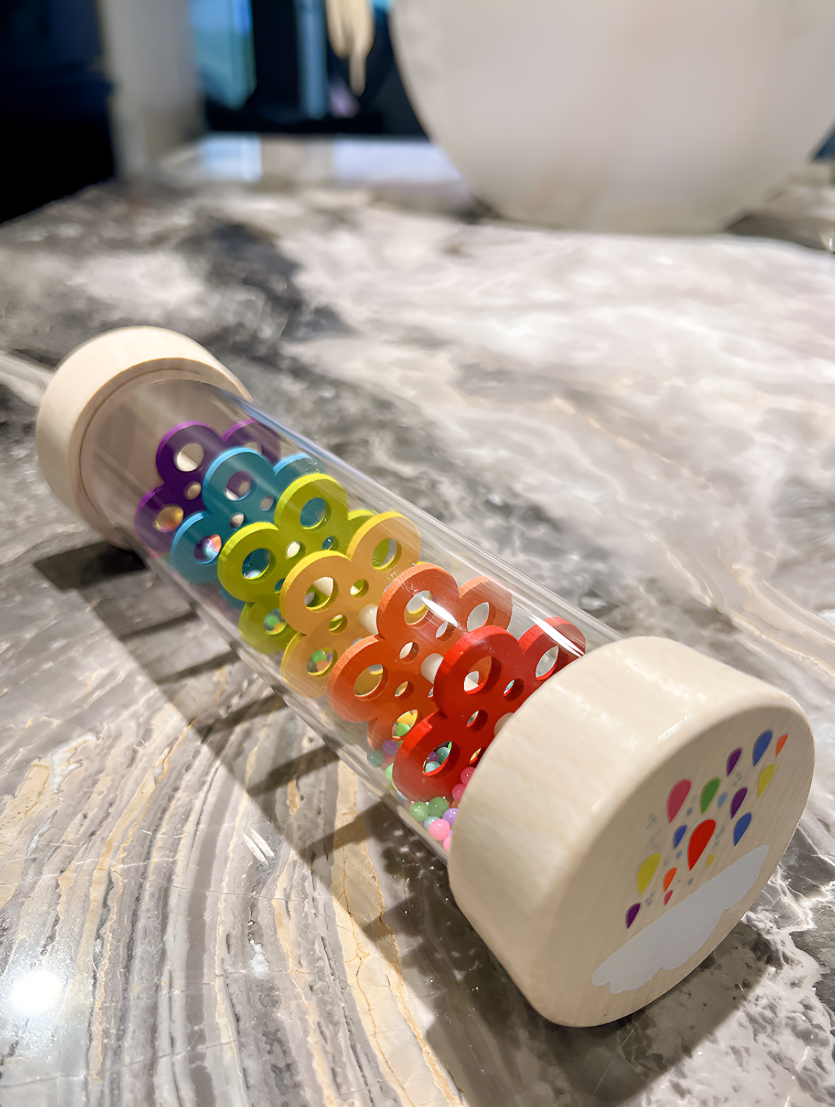 Montessori Wooden Toddler Rattle