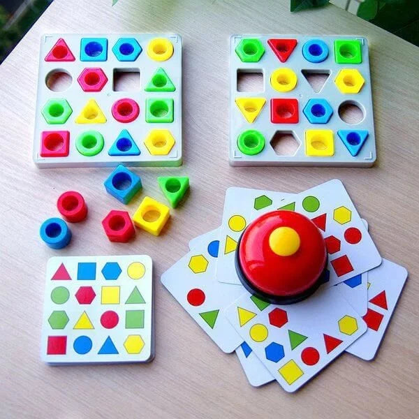 Shape Matching Game Color Sensory Educational Toy