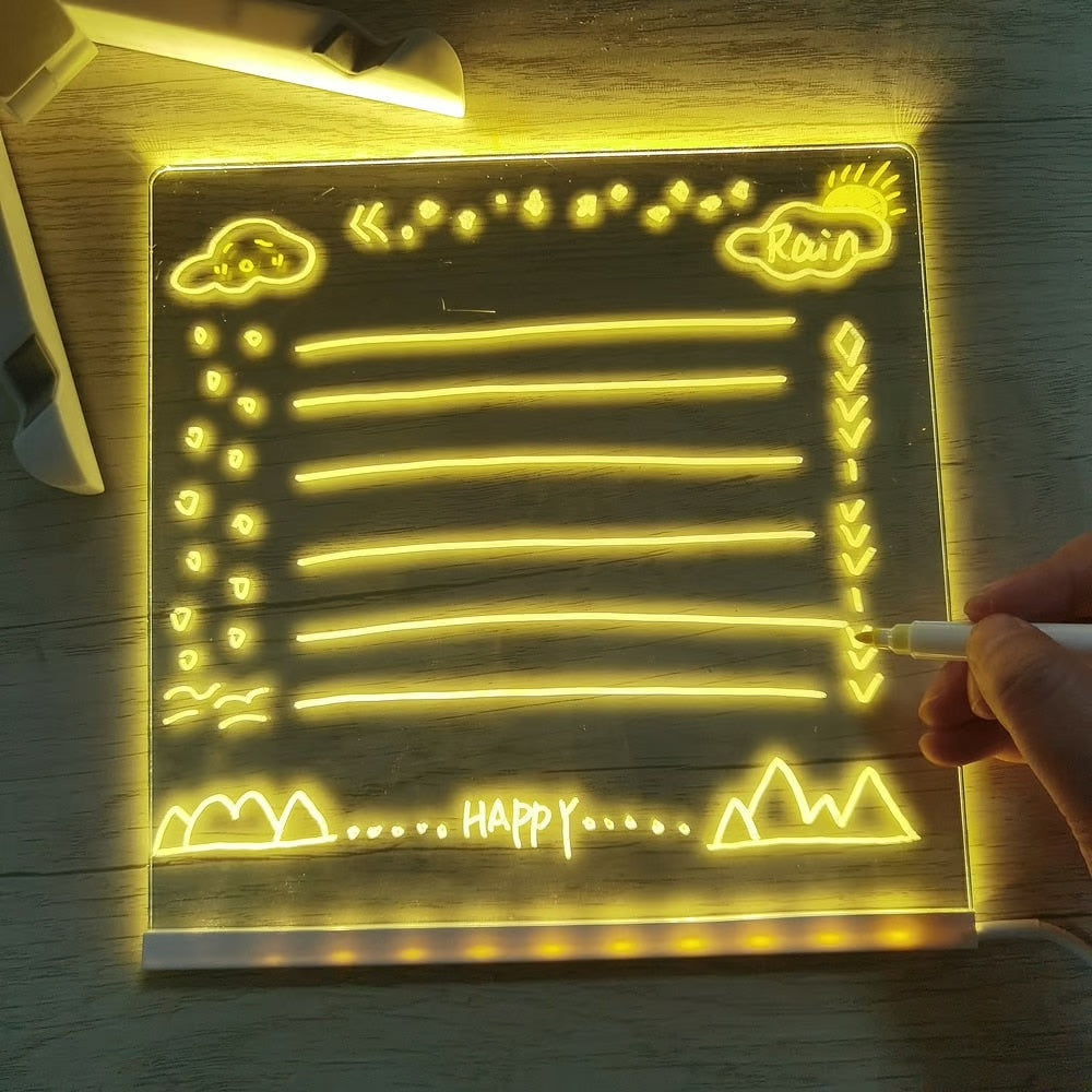 LED Note Board with Colors