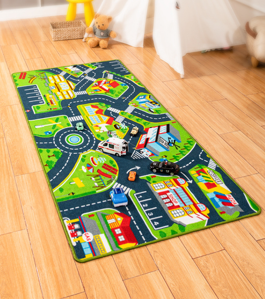 Montessori Vehicles Play Mat