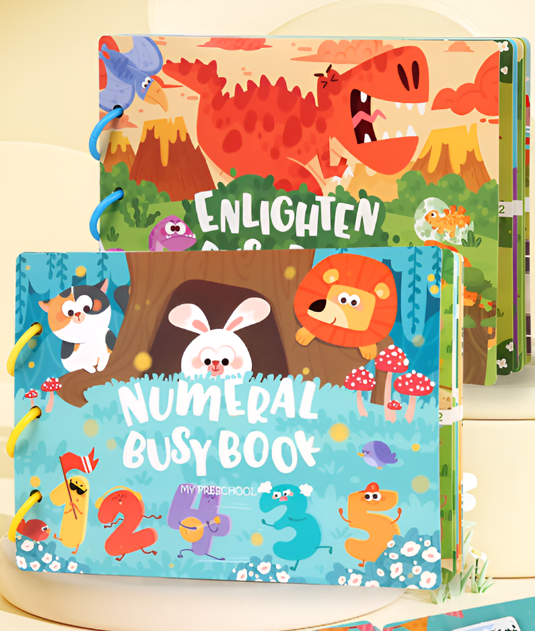 Montessori Busy Sticker Book