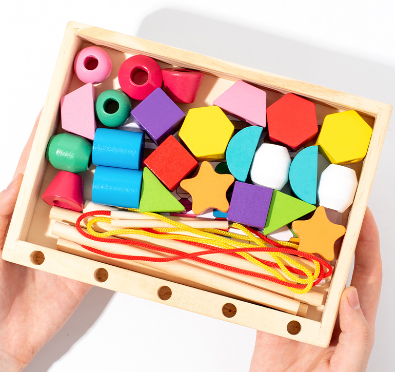 Montessori Rainbow Beads Stacker