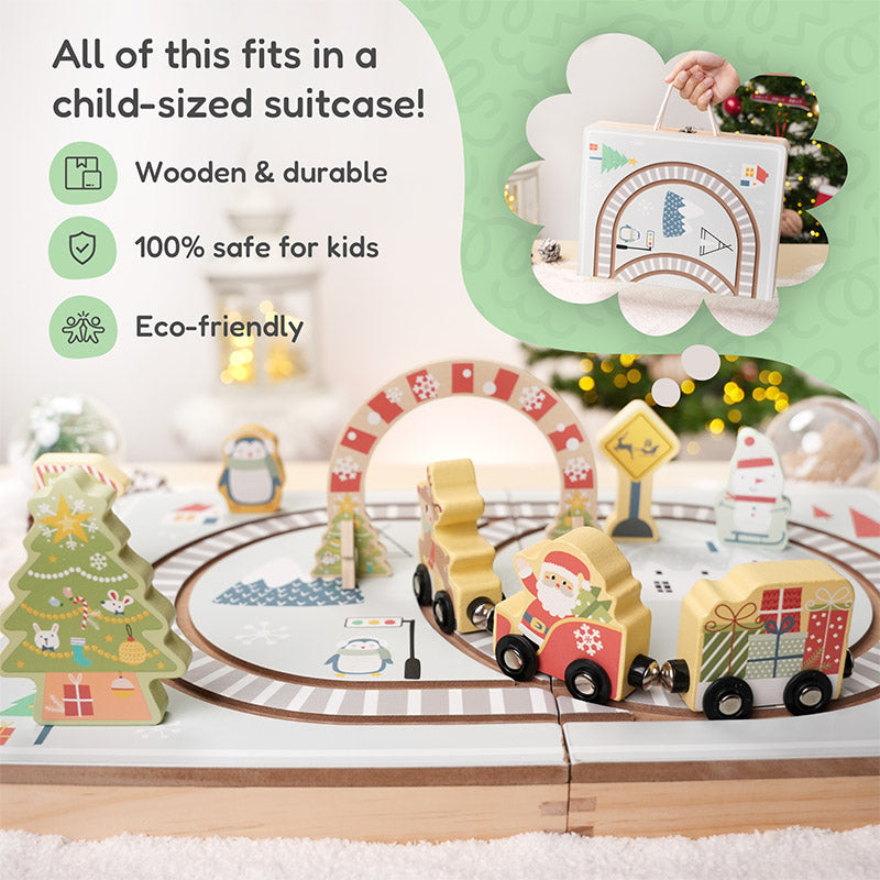 Montessori Christmas Railway