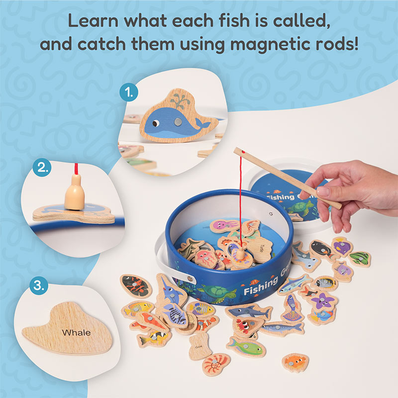 Montessori Fishing Game