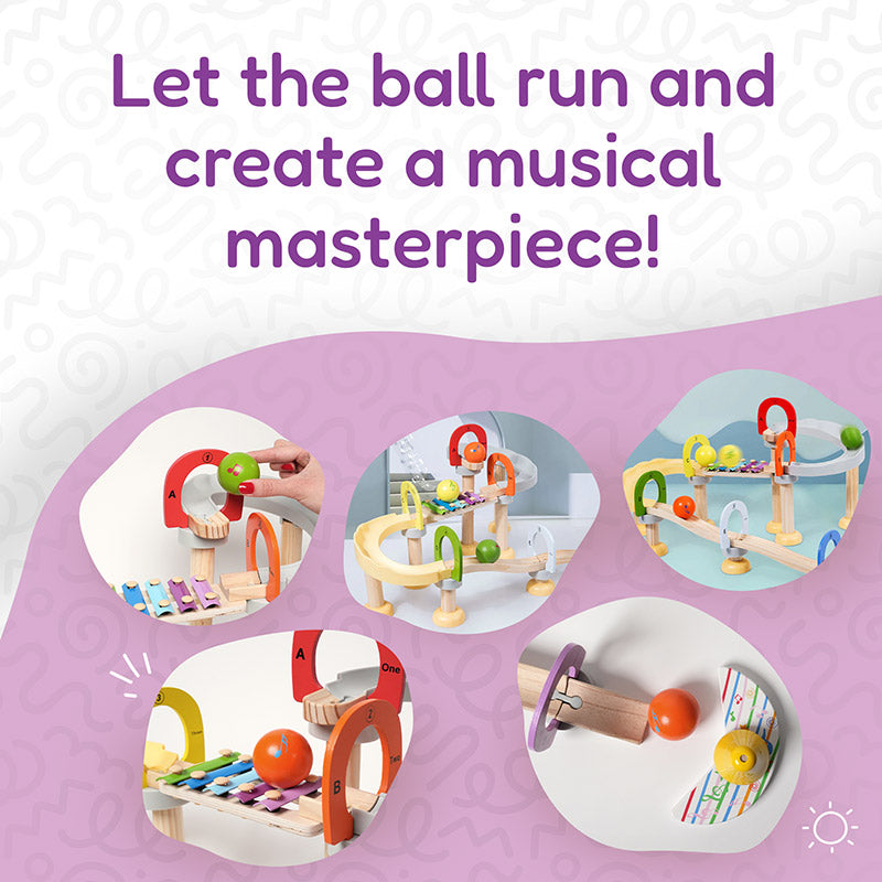 Montessori Musical Marble Run