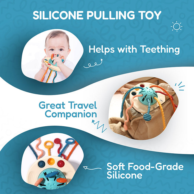 Montessori Silicone Pulling Toy