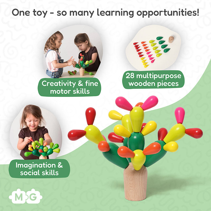 Montessori Stacking Cactus