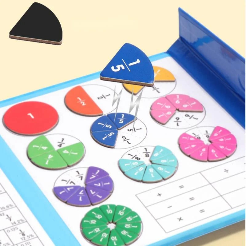 Montessori Kids Fraction Magnet Learning Toy